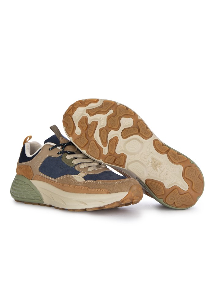 sneakers uomo jeep groove blu beige