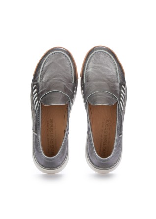 BNG REAL SHOES | LOAFERS LA PENNY BRILLANTE SILVER