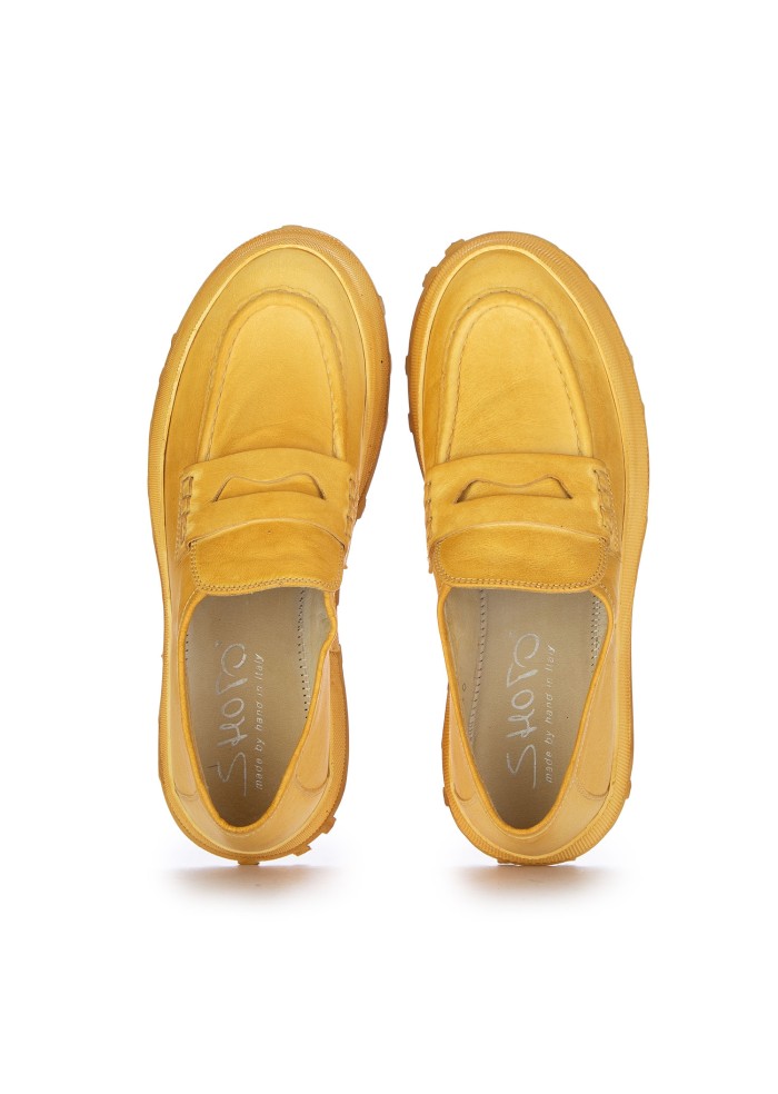 womens loafers shoto meody dip paglia yellow