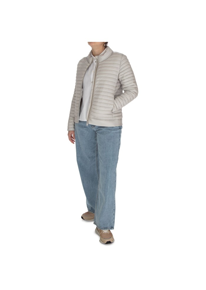 piumino donna save the duck iris20 alyssa grigio chiaro
