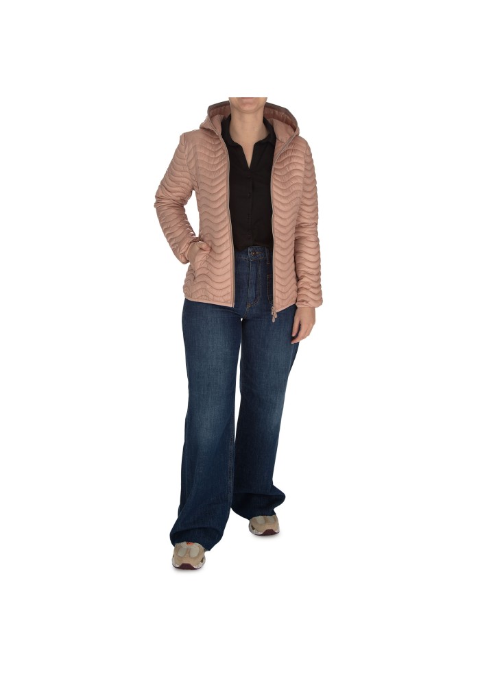 damen daunenjacekt save the duck iris20 melody altrosa